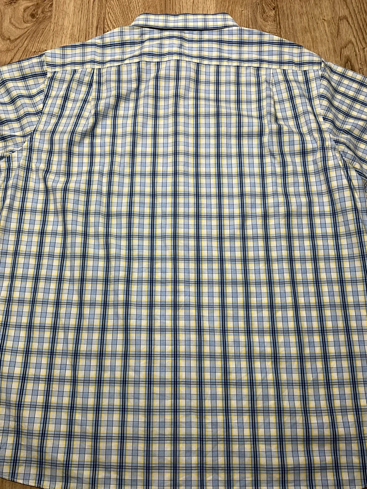 Chemise Tommy Hilfiger Taille 18 34-35 Prepy Coton Bleu Jaune Carreaux – photo 7